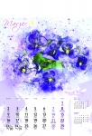 Kalendarz wieloplanszowy 2021 Kwiaty w akwarelach (zdjęcie 5)