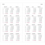 Kalendarz książkowy A6 na rok 2024 Kalendarze książkowe A6-014 (zdjęcie 1)
