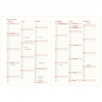 Kalendarz książkowy B5 na rok 2024 Kalendarze książkowe B5-48 (zdjęcie 3)