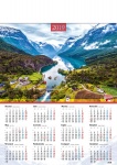 Kalendarz planszowy 2019 Norweski fiord