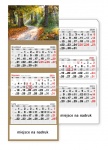 Kalendarz trójdzielny 2021 Las na Mazurach