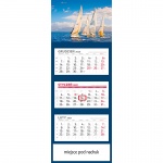 Kalendarz trójdzielny 2021 Żaglówki