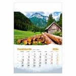 Kalendarz wieloplanszowy na rok 2024 Alpy (zdjęcie 2)