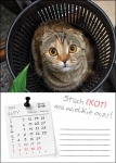 Kalendarz wieloplanszowy na rok 2024 Kot w biurze (zdjęcie 4)