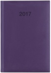 kalendarz książkowy tygodniowy A6 fioletowy