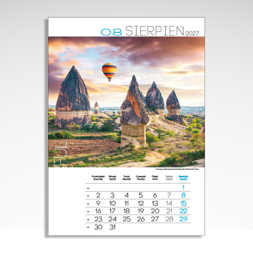 Kalendarz wieloplanszowy Wonderfull World (20szt.) - 8 Kalendarz wieloplanszowy Wonderfull World (20szt.) - obrazek 6