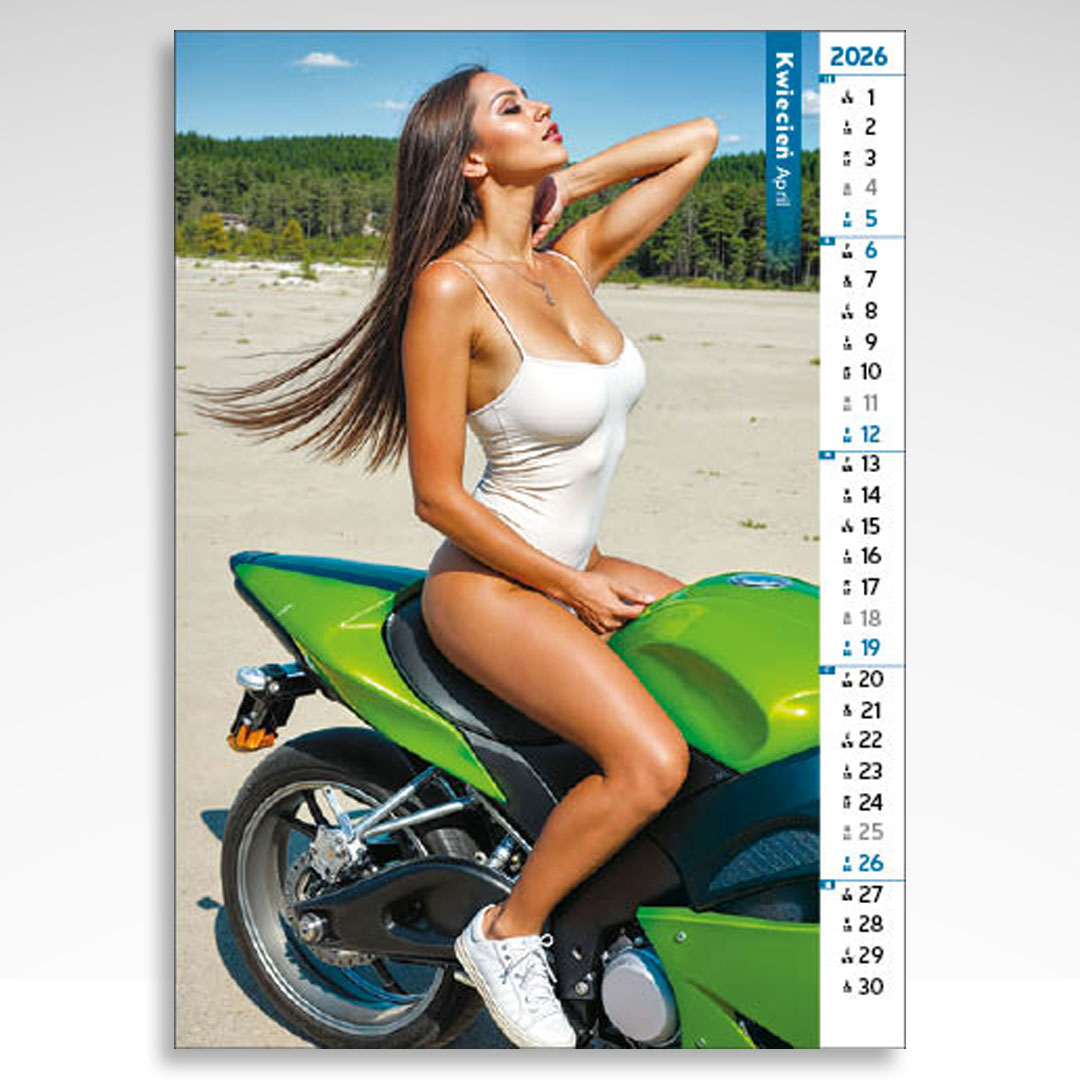 Kalendarz wieloplanszowy Girls and Bikes (20szt.) - 12 Kalendarz wieloplanszowy Girls and Bikes (20szt.) - obrazek 10