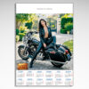 Kalendarz planszowy Motocyklistka (20szt) - 1 Kalendarz planszowy Motocyklistka