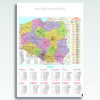 Kalendarz planszowy Mapa Polski (20szt.) - 2 Kalendarz planszowy Mapa Polski