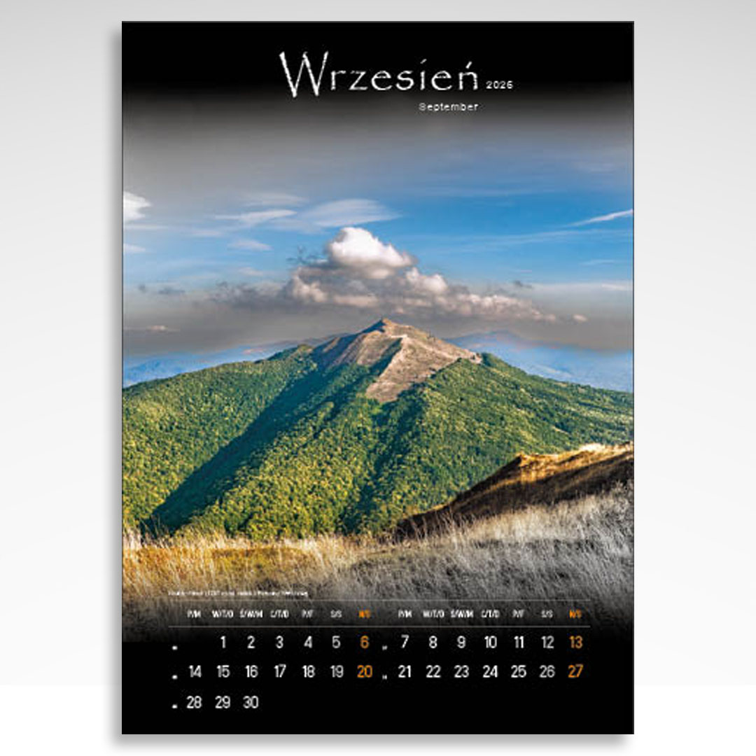 Kalendarz wieloplanszowy Tajemnicze Bieszczady (20szt.) - 7 Kalendarz wieloplanszowy Tajemnicze Bieszczady (20szt.) - obrazek 5
