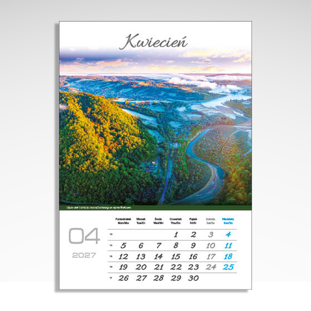 Kalendarz wieloplanszowy Bieszczady (20szt.) - 12 Kalendarz wieloplanszowy Bieszczady (20szt.) - obrazek 10