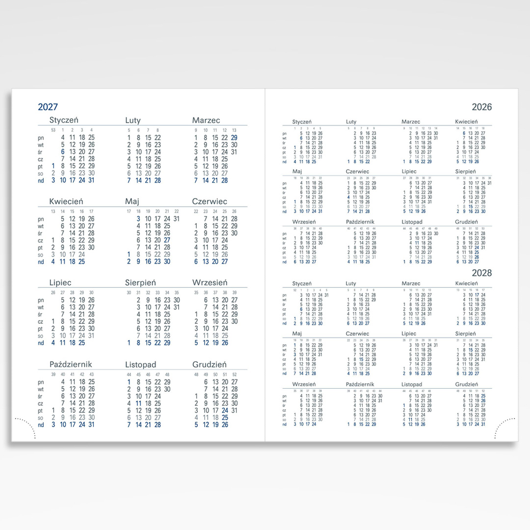 Kalendarze książkowe A5-227 (20szt.) - 9 Kalendarze książkowe A5-227 (20szt.) - obrazek 7