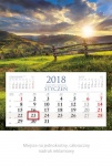 Kalendarz jednodzielny 2018 Panorama