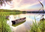 kalendarz trójdzielny Mazurskie jezioro